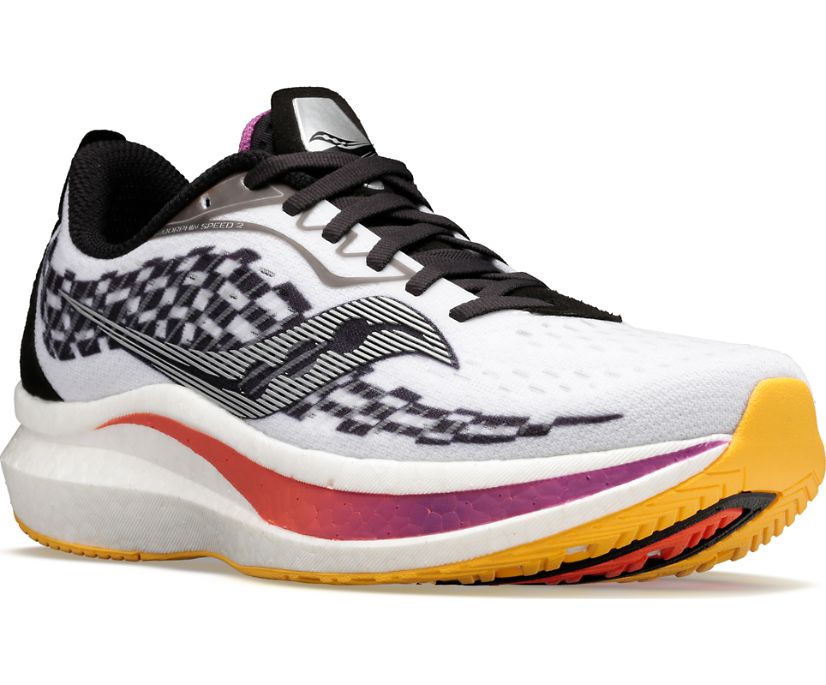 Női Saucony Endorphin Speed 2 Futócipő Fehér Fekete | HU 786OKI